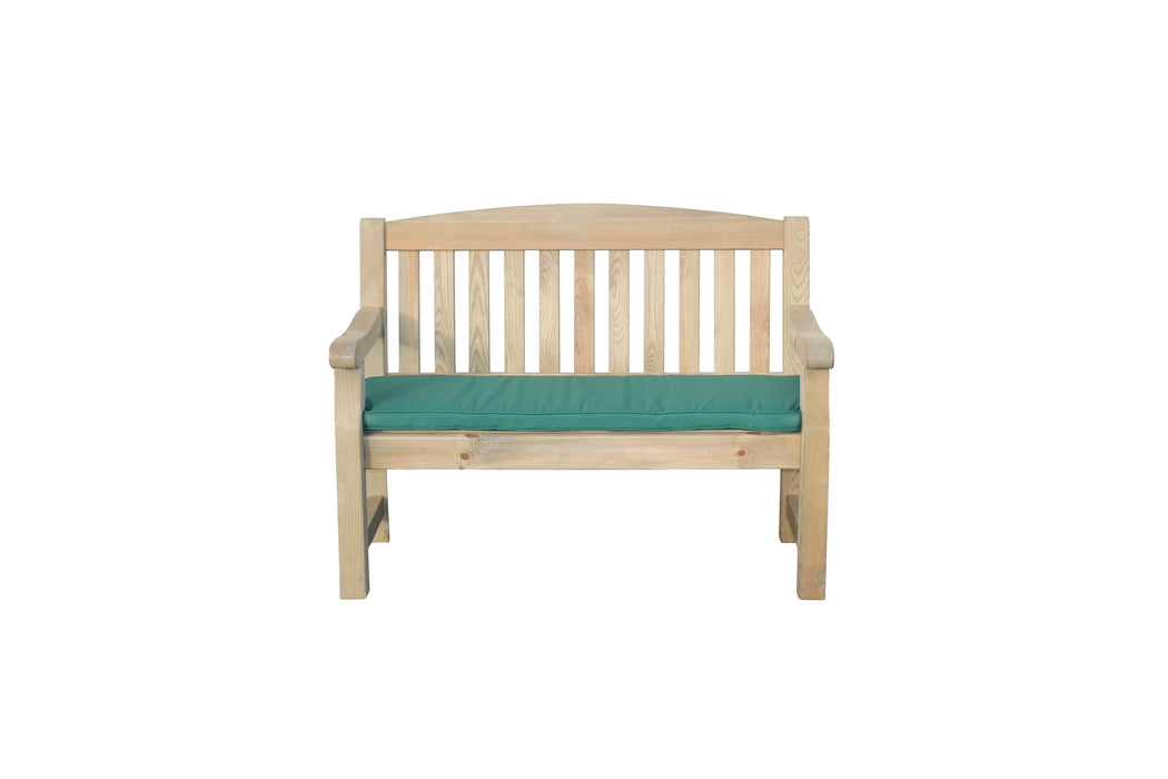 Seat Pad for Emily 2 Seater Bench Green