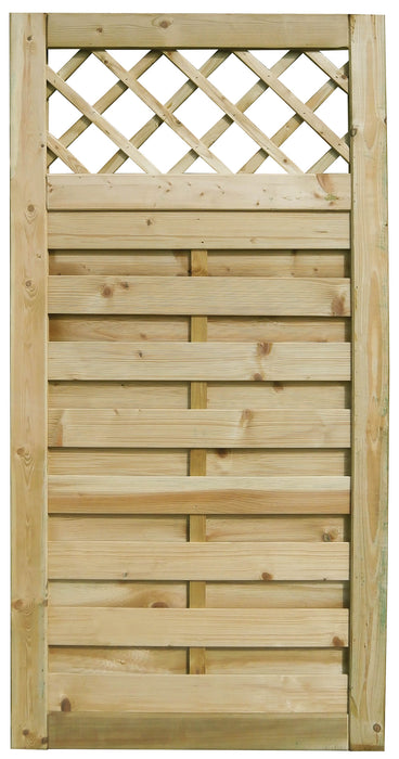 San Remo Flat Top with Trellis Gate