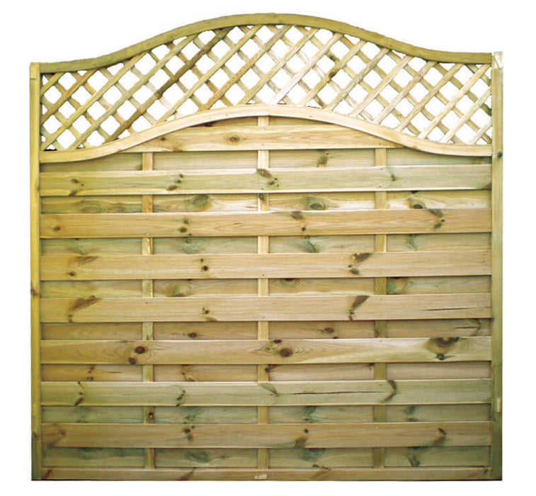 San Remo Omega with Trellis Fence Panel