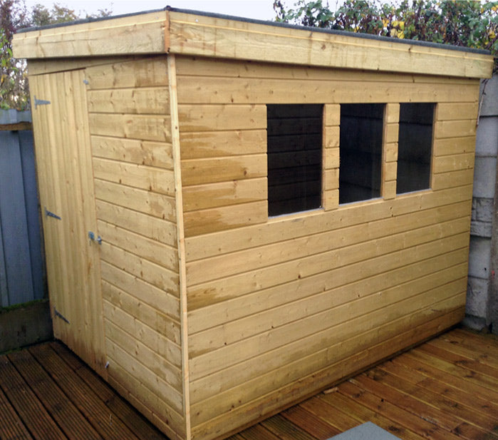 Tanalised Pent Shed