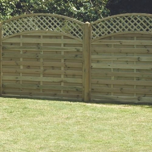 Arched Lattice Top Fence Panels