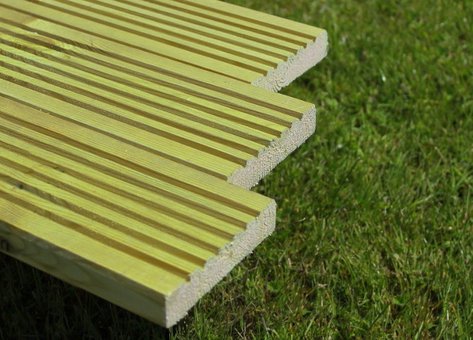 6" Decking Boards - Dual Profile (B Grade)