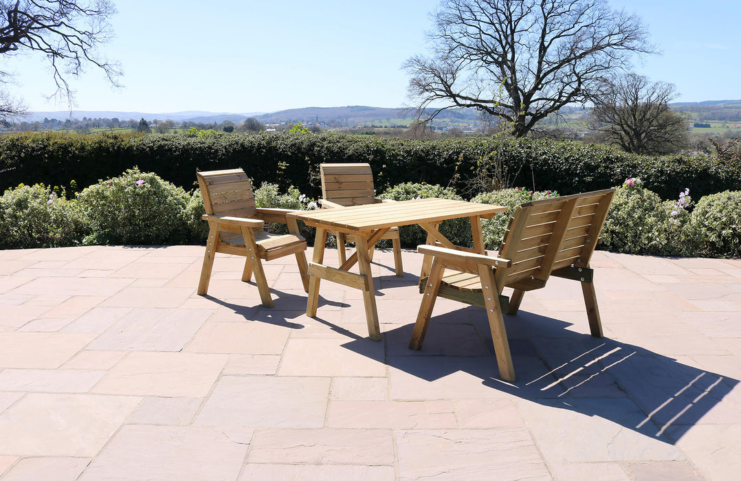 Charlotte 4 Seater Dining Set