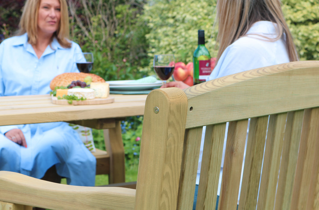 Emily Table and 2 Bench Set