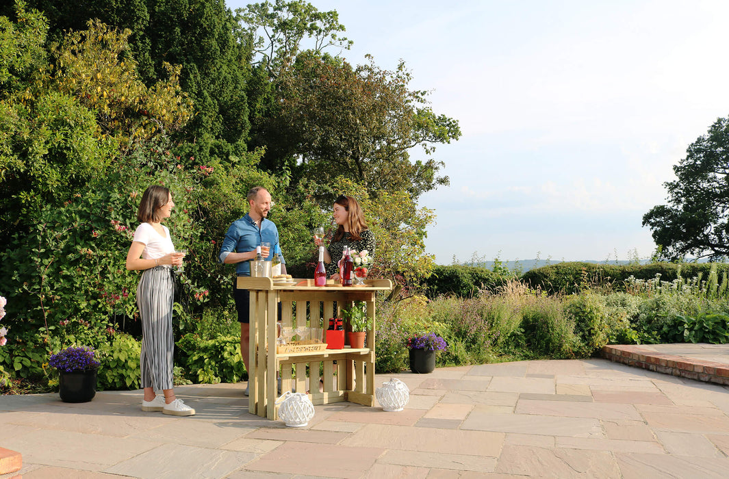 Folding Garden Bar