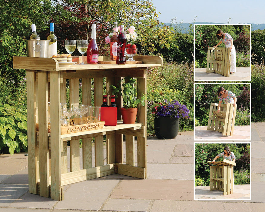 Folding Garden Bar