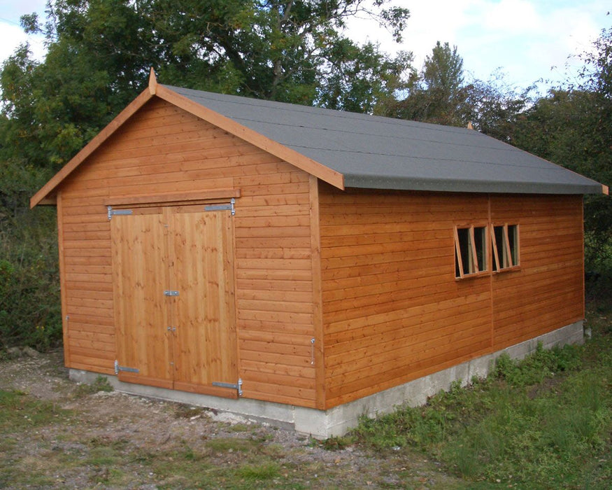 Garage With Apex Roof