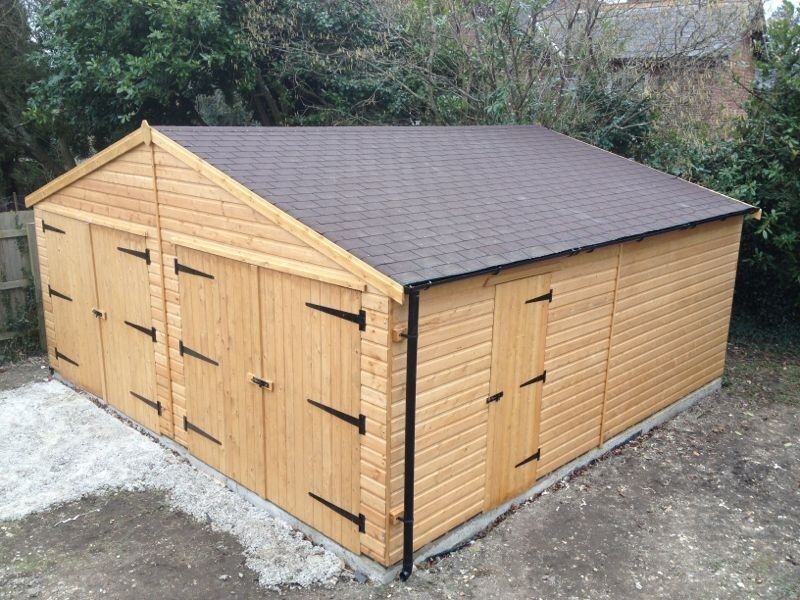 Garage With Apex Roof