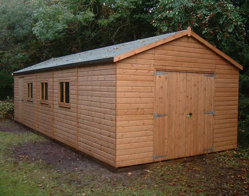 Garage With Apex Roof