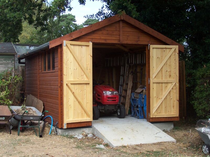 Garage With Apex Roof