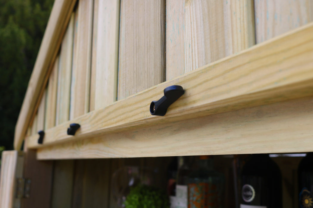Garden Bar & 2 Stool Set
