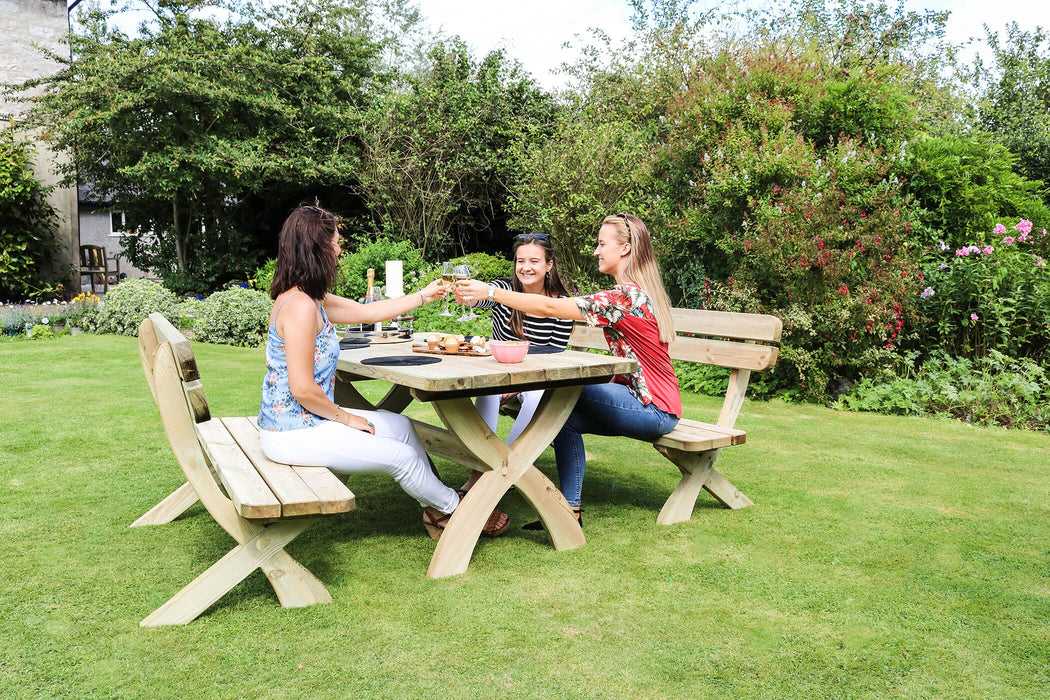 Harriet Table & 2 Bench Set