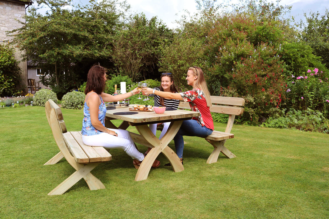 Harriet Table & 2 Bench Set
