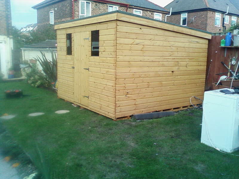 Heavy Duty Pent Shed