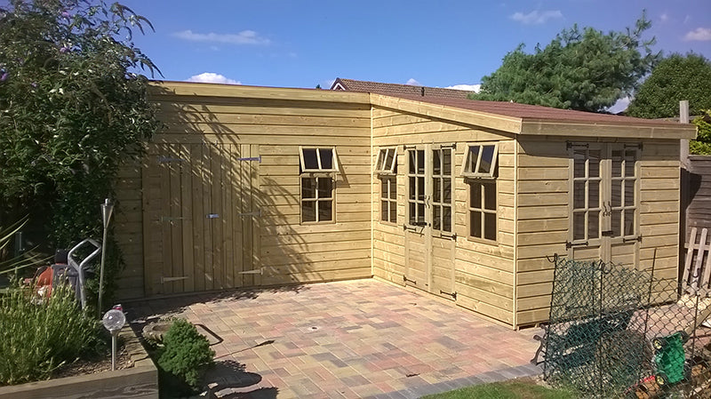 L Shape Summerhouse