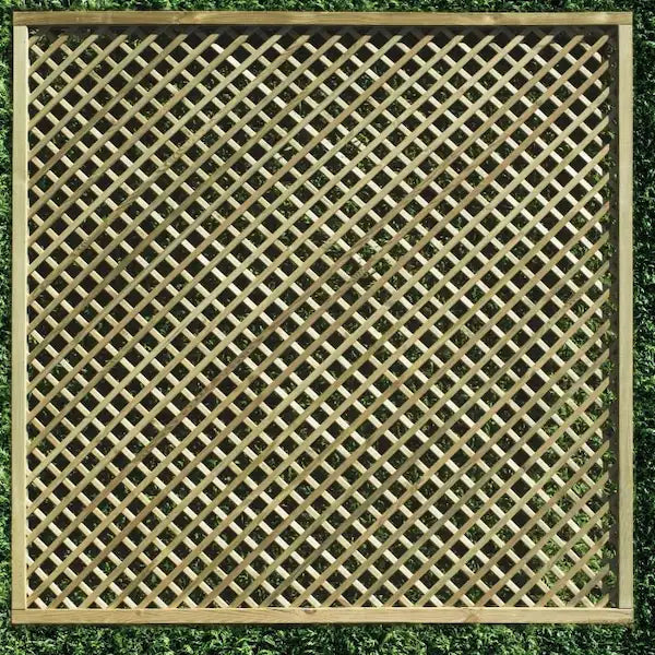 Square Diamond Top Trellis Panels