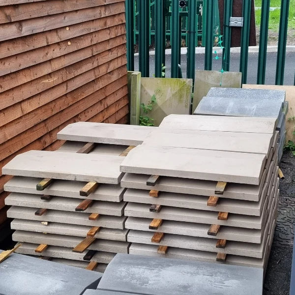Table Coping Stone Grey Concrete Coping Stones — Timber Kings