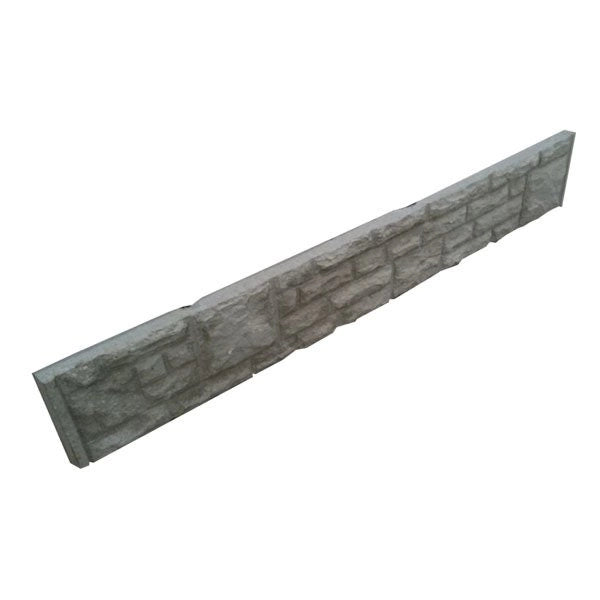 Sharp Rockface Concrete Gravel Board